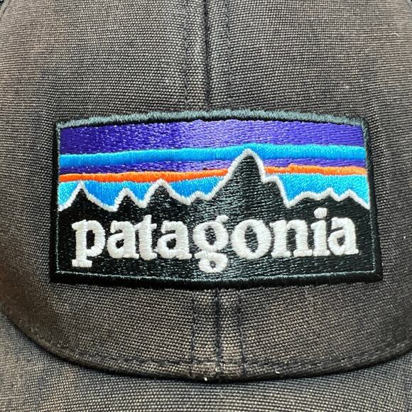 Patagonia Unisex P-6 Logo Trucker Adjustable Hat One Size Fits All Forge Gray - Picture 2 of 6